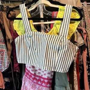 Denim Crop Top 14" Pto P